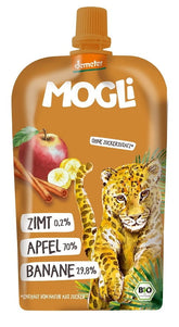 Fruit puree apple - banana - cinnamon no added sugar demeter organic 120 g - POSSIBLE